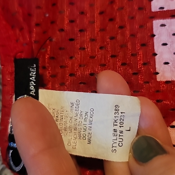 STUNNING VINTAGE CLEO APPAREL GAME OVER FOOTBALL JERSEY - Picture 3 of 5